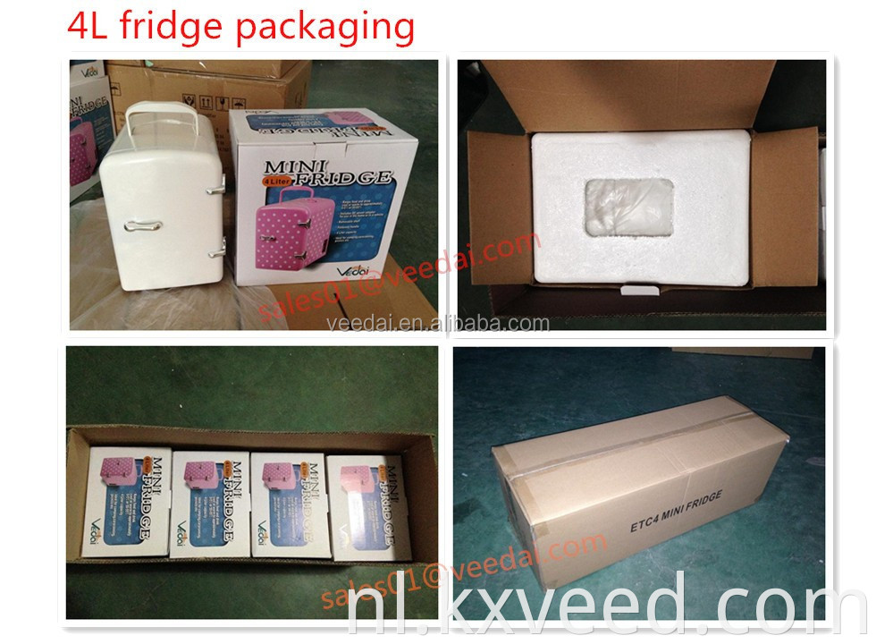 DC/AC 4L Cooler Mini Fridge Mini Bar koelkast 12v